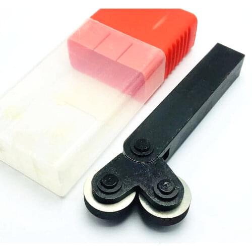 High quality knurling wheel tool 26mm HSS double/single wheel linear pitch knurling 0.5mm net wheel anilox knurling tool