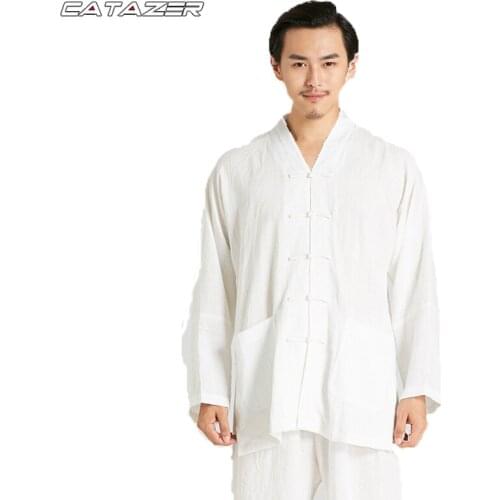 Wudang Taoist Suit Shaolin Monk Kung Fu Uniform Tai Chi Wing Chun Jacket and Pants Custom Tailored Need Measurements