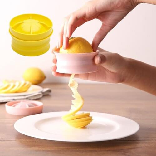 YOMDID Citrus Lemon Rotating Slicer Fruits Vegetable Slicers Grater Vegetable Chopper Spiralizer Kitchen Accessories Practical