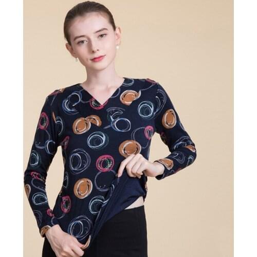 Winter Women Wool Sweater V-neck Full Sleeve Pullovers Wool Blouse Warm Beautiful Sweater 8075