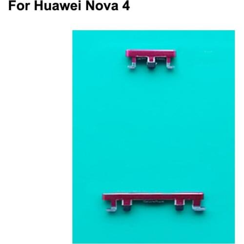 1 SET For Huawei Nova 4 Power On Off Button + Volume Button Side Buttons Set Repair Parts For Huawei Nova4