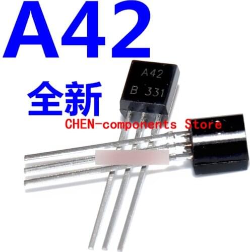 100pcs Brand new original MPSA42 A42 TO-92 triode NPN