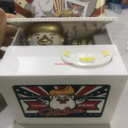 15pcs Chicken Money boxes toy Christmas banks gift kids money boxes Automatic Stole Coin Piggy Bank Money Saving Box Moneybox