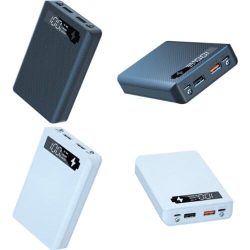 18650 Power Bank Case Dual USB Mobile Phone Charge Wireless Charger Battery Box Cell Phone Replacement Parts