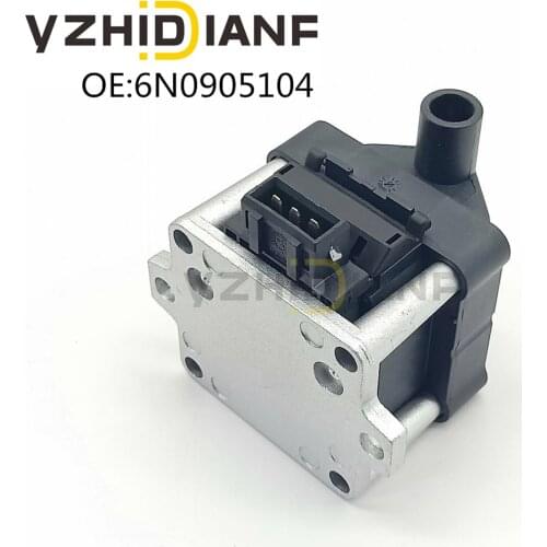 1x New Ignition Coil 6N0905104 867905352 867905104 122702203 6NO905104 For V-W Golf Passat Fox AUDI- 80 90 1.8L 2.0L 2.5L 2.8