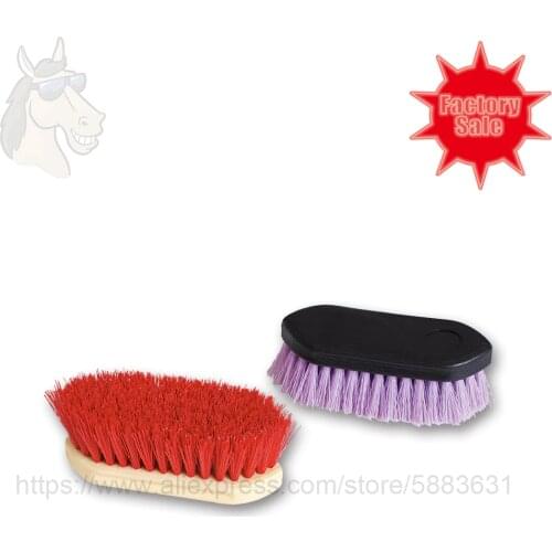 43 5002 6-1/2'' Horse dandy brush with stiff PP bristles 16.3*8.5cm junior size dandy brush for groomming factory direct sale
