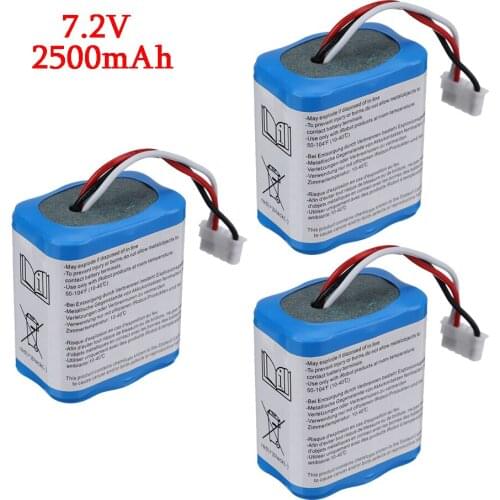 3pcs/lot Original 7.2V 2.5Ah Ni-MH Battery for irobot braava 380 380t 381 Mint 5200 5200C 7.2v Rechargeable battery 7.2V 2500MAH