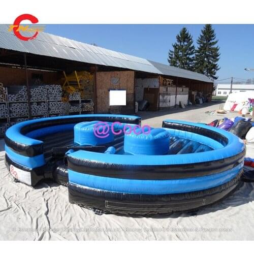 Free shipping to door! 5m 17ft round inflatable jousting arena,durable inflatable gladiator dueling,joust arena inflatable