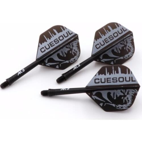CUESOUL Rost Integrated Dart Shaft and Flights Standard Shape,Set of 3 pcs