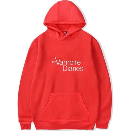 The Vampire Diaries Hoodies Women/Men Long Sleeve Hodies Sweatshirts Hoodie Boys/girls Streetwear The Vampire Diaries Hoodie