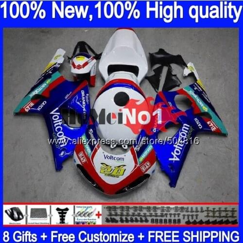 Body For SUZUKI GSXR 1000 GSX-R1000 GSXR1000 1000CC Blue white 19MC.18 GSXR-1000 K2 GSX R1000 2000 2001 2002 00 01 02 Fairing