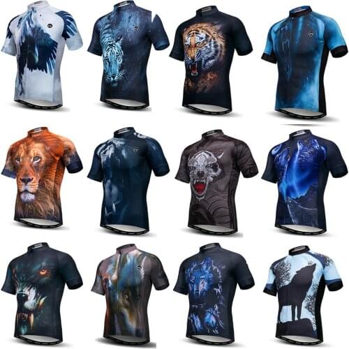 Summer Cycling Jersey Short Sleeve MTB Clothes Wear Maillot Men Bike Jerseys Ropa ciclismo Bicycle Clothing Shirts US Size