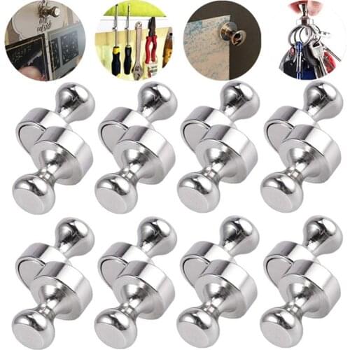 5 Pcs Metal Push Pin Magnets Neodymium Rare Earth Magnets For Refrigerator Calendar Map Message Board Stickers home decor