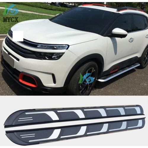 New Arrival Running Board Side Steps Side Bar Pedals For Citroen C5 AIRCROSS,Thicken Aluminum Alloy,Guarantee Quality,load 300kg