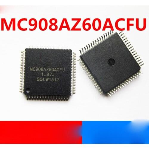 NEW 10pcs/lot MC908AZ60 MC908AZ60ACFU MC908AZ60ACFUE QFP64 Car CPU Auto Chips