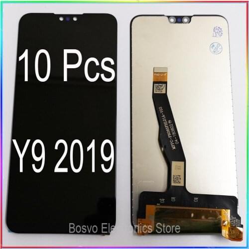 Wholesale 10 Pcs/Lot for Huawei Y9 2019 LCD screen display Enjoy 9 Plus with touch with frame