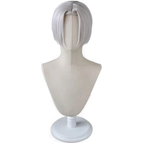Tokyo Revengers Kurokawa Izana Cosplay Wig Silver Gray Short Heat Resistant Synthetic Hair Peluca Anime Wig