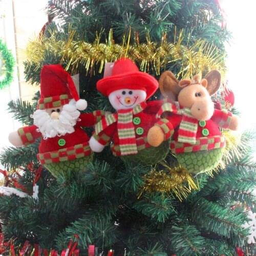 Deer Snowman Pendant Chrismas Tree Hanging Ornament Gift Santa Claus Christmas Decoration Supplies Arbol De Navidad