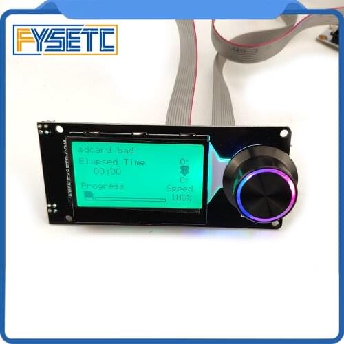 Type F mini 12864 V1.2 Smart Display MINI12864 LCD Screen Black on Green Supports Marlin DIY With SD Card 3D Printer Accessories