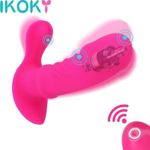 IKOKY Panties Vibrators 12 Speed Vibrators for Women Orgasm Masturbator G Spot Vagina Clit Stimulate Remote Control Sex Shop