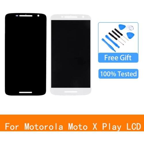 For Motorola 5.5" MOTO X Play Display XT1561 XT1562 XT1563 LCD Display Touch Screen Digitizer Assembly For X Play With Frame