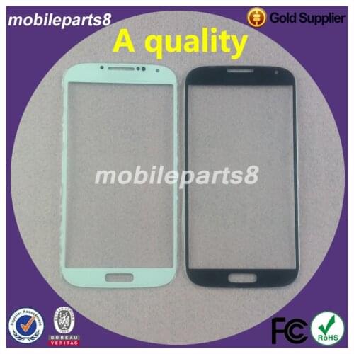 10pcs/lot A quality S4 i9500 Digitizer Glass for samsung galaxy s4 i9500 Front Screen Outer Glass Replacement free shipping
