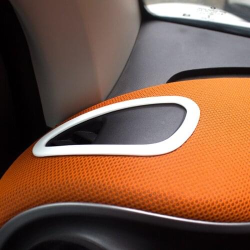2 pcs/set Car modification Accessories Air conditioning vent decorative sticker for new smart 453 forfour fortwo car styling