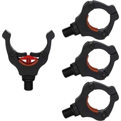 4Pcs Carp Fishing Rod Rest Head Gripper For Rod Pod Holder With Magic Magnet Clips Keep Fishing Rod