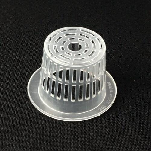 60pcs Dia55mm High Seedlings Hydroponics System Pots Vegetables Planting Nursery Basket Plastic Garden Pots Aeroponics Net Pot