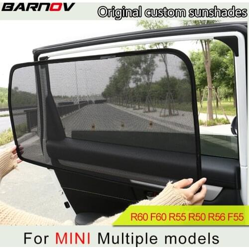 Car Special Magnetic Curtain Window SunShades Mesh Shade Blind Original Custom For MINI Countryman R60 F60 Cooper R55 R50 R56
