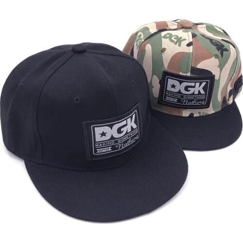 Brand DGK Snapback Caps Flat Hip Hop Baseball Cap Casquette Gorras Hat Adult Camouflage Adjustable Planas Hats For Men Women