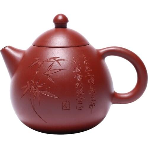 Dahongpao Dragon Egg Pot Zisha Teapot Yixing Handmade Pot Kung-fu Teaware Purple Clay Drinkware For Puer Green