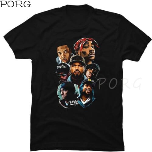 Tupac 2pac Hip Hop Legends T-shirt Men Biggie Pop Smoke Vintage Graphic Novelty Streetwear T Shirt Punk Man Summer Clothes