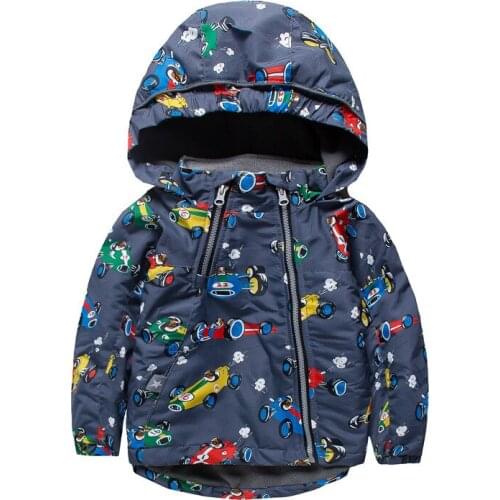 Fashion Winter Coat Cartoon Pattern Jacket For A Boy New Childrens Jacket Childrens Clothing From 2 To 10 Years Boy Outfits