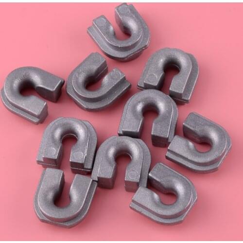 LETAOSK 10pcs Silver Grey Trimmer Head Eyelet Accessories Fit For Speed Feed 400 450 375 X4750000050 28820-07340 385-070