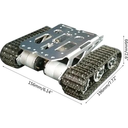 066B Model Metal Tank Chassis Kits Economy Vehicle Model Stunt Tipper Creative Toys Party Favors for Kids Gift
