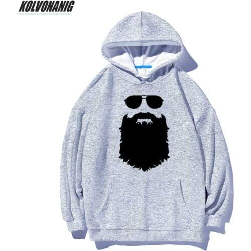 Beard Funny Graphic Hoodie Sweatshirts For Men Cotton Pullover Husband Gift Cool shirt man Oversized Hood Harajuku толстовка