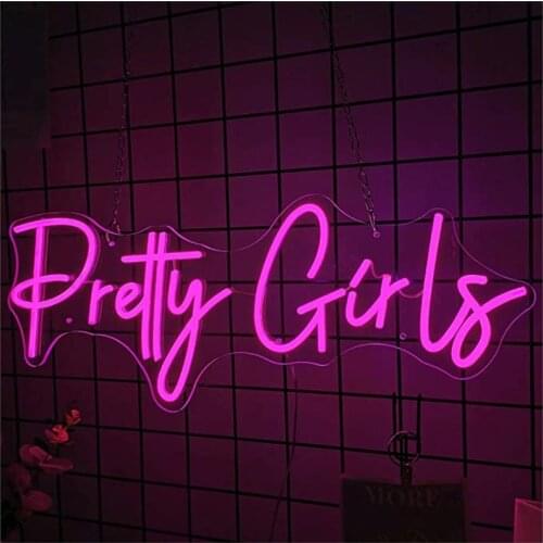 OHANEONK Pretty Girls Neon Sign Lights Wedding Party Birthday Decoration Logo Name Customed Custom neon Personalized
