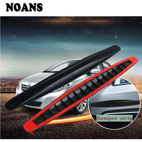 NOANS Car Corner Protector Carbon Fiber Guard Strip Bumper Crash Bar For Ford focus 2 mk2 fiesta Suzuki swift grand Hyundai i30