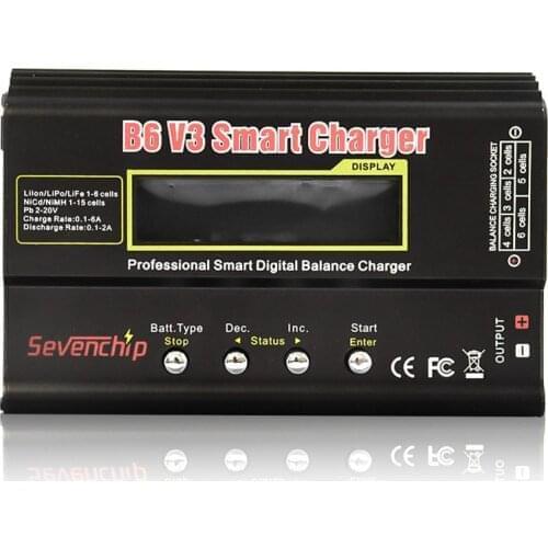 New Arrival imax 80W B6 V3 Smart Digital Balance Charger For RC Helicopter Re-peak NiMH NiCD LiHV NiCd PB Li-ion Battery Charger