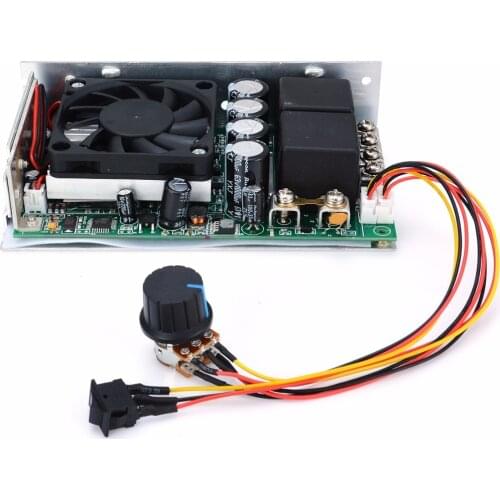 New DC 10-50V 100A 3000W Programable Reversible PWM Control Motor Speed Controller