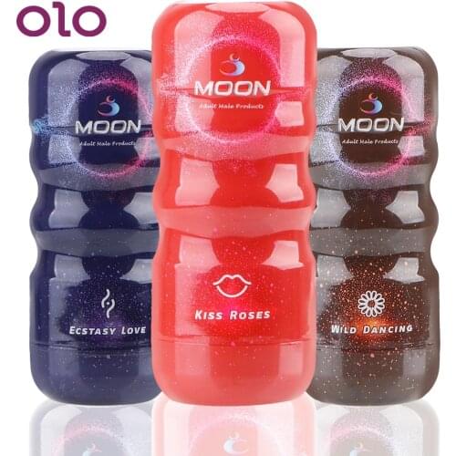 OLO Penis Masturbator Male Masturbation Cup Soft 3D Realistic Vagin Anus Mouth Silicone Vagina Pussy Adult Sex Toys for Men