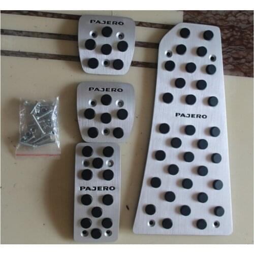 2015 -2018 Hot High Quality Aluminum Skid Accelerator Pedals At Automatic Transmission For Mitsubishi Pajero Free Shipping