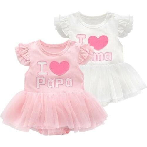 New Born Baby Girl Clothes&Dresses Hot Newborn Baby Dress Summer Clothing Sets For Birthday Party Baby Girl Dresses 3 6 9 Months