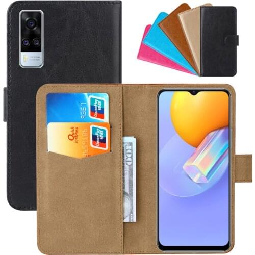 Luxury Wallet Case For Vivo Y51 Global PU Leather Retro Flip Cover Magnetic Fashion Cases Strap