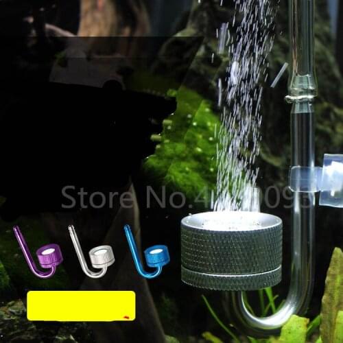 1 PCS Aquarium CO2 Atomizer System Diffuser Carbon Dioxide Atomizer Reactor for Fish Tank Aquarium Aquatic Water Plants