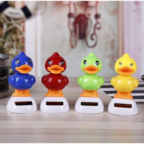 Solar Cartoon Figure Ornament for Car Dashboard Dynamic Dancing Animal Decoration for Home Desktop Office Tabletop HR