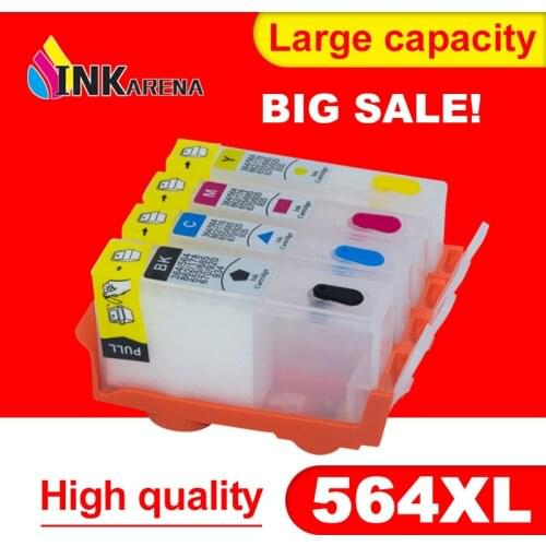 INKARENA Compatible Cartridge Replacement for HP564 564 Refill Ink B209a B210a Deskjet 3522 3526 Photosmart 5510 5511 Printer
