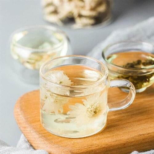Glass Double-wall Insulated Coffee Cup 100 ml for Drinking Milk Tea Fruit Juice Coffee Tea Cup for Kitchen Tools