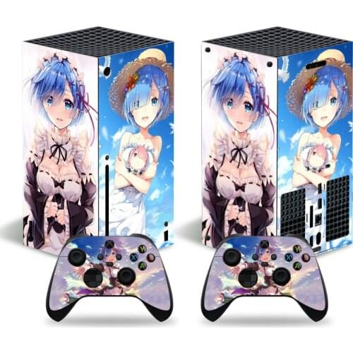 Lolita Style Skin Sticker Decal Cover for Xbox Series X Console and 2 Controllers Xbox Series X Skin Sticker Viny 2